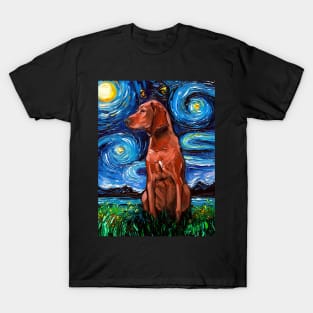 Redbone Coonhound Night T-Shirt